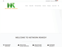 Tablet Screenshot of networkremedy.com
